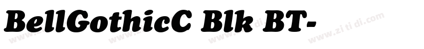 BellGothicC Blk BT字体转换 BellGothicC Blk BT字体转换